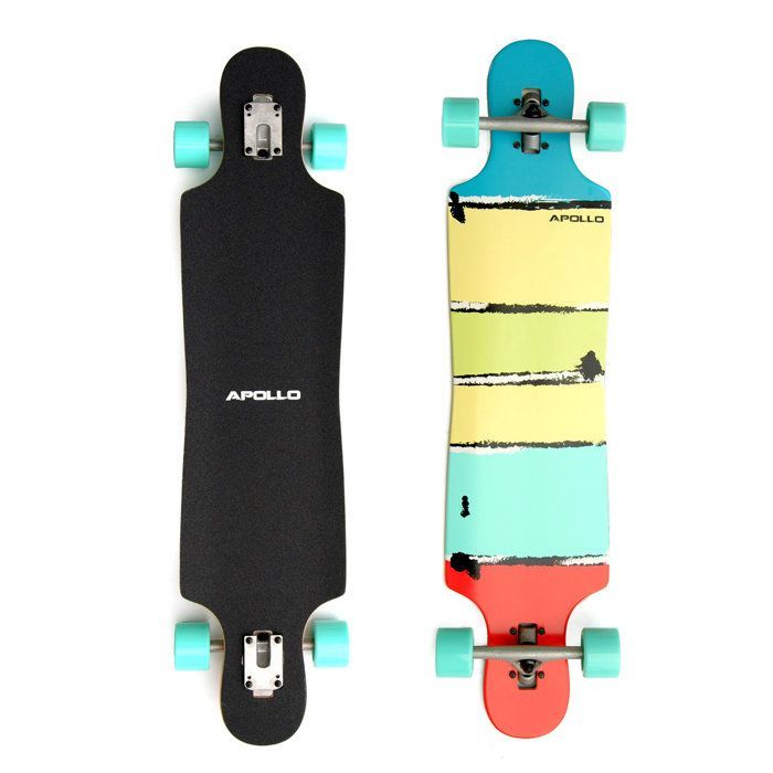Apollo Maui Longboard – tavola da cruising stabile per adulti e ragazzi, TwinTip DropThrough – 40