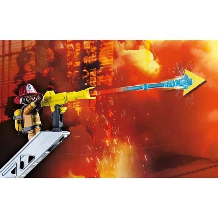 PLAYMOBIL - 71233 - Stadsactie - Brandweerwagen met lange ladder