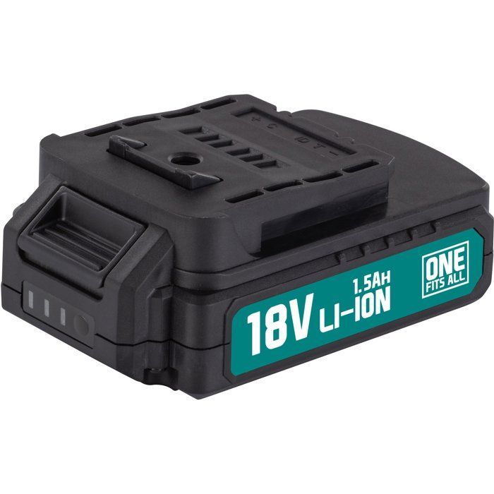 Batterij - POWERPLUS - 1500 mAh - 18 V - 3 LED-indicatoren die de resterende lading weergeven