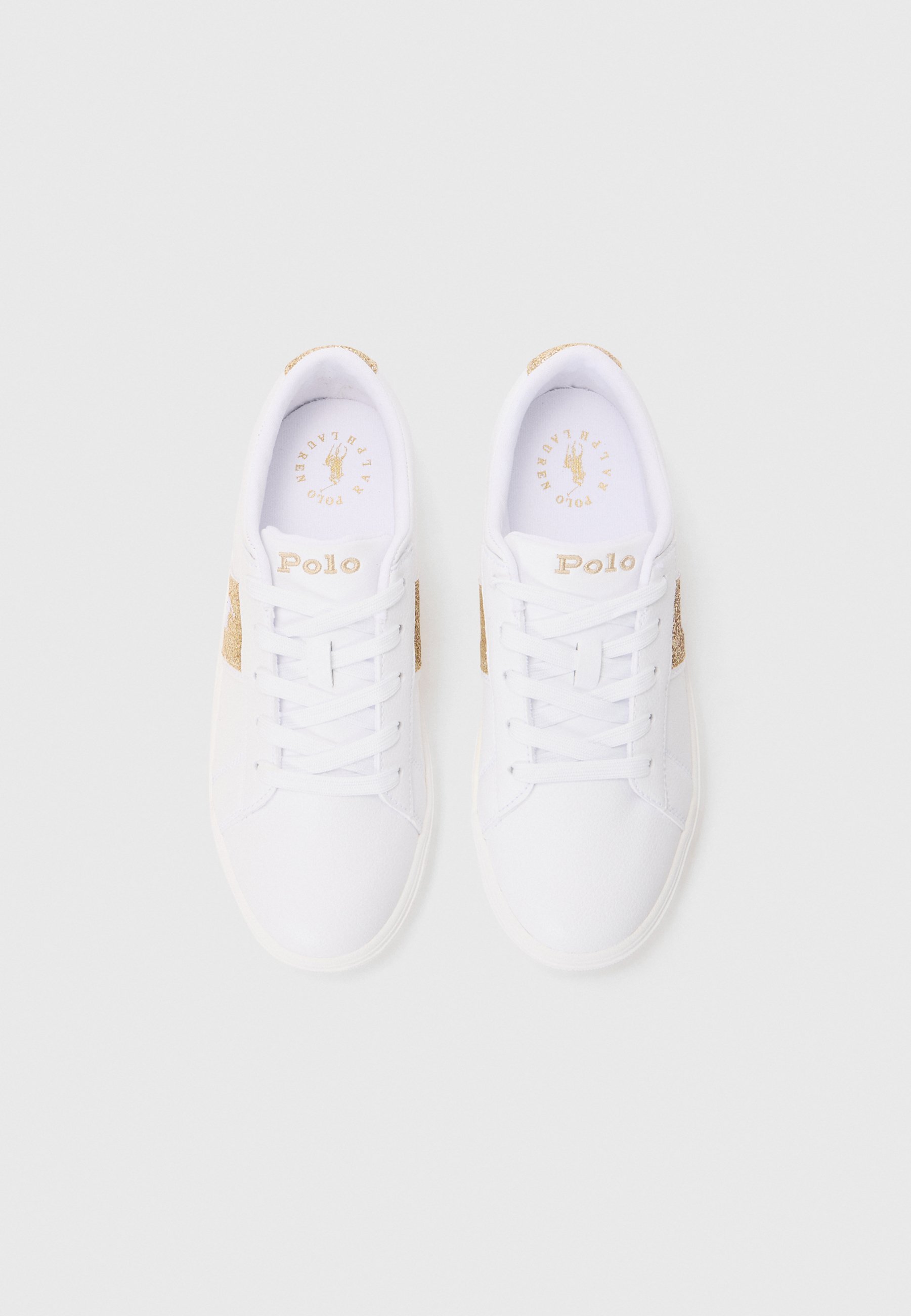 Polo Ralph Lauren FRAZIER UNISEX - Joggesko - white/gold-coloured