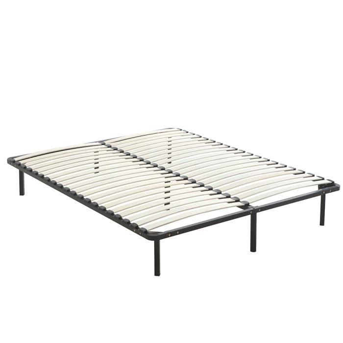 Estructura de cama de láminas DEWINNER ComfortKit 160 x 200 cm - 26 cm