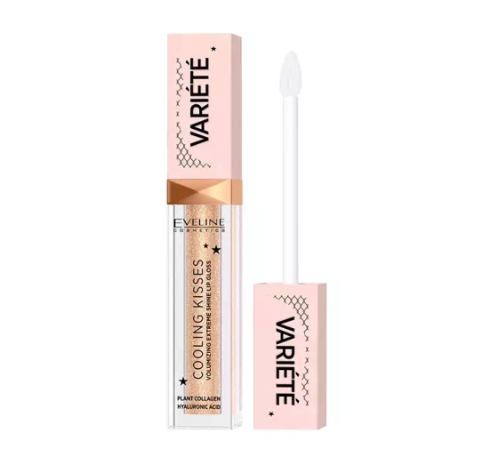 Eveline Cosmetics Variété Cooling Kisses błyszczyk powiększający usta 01 Ice Mint 6,8 ml