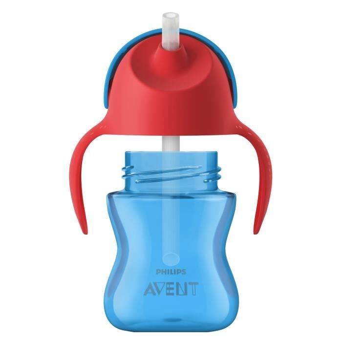 PHILIPS AVENT SCF796/01 Straw Cup - 200ml - 9 months+ - Blue/Red