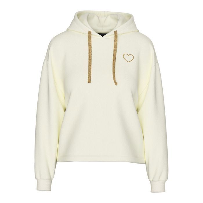 Sudadera con capucha para mujer Pieces Chilli Heart - cuello con capucha, estilo casual