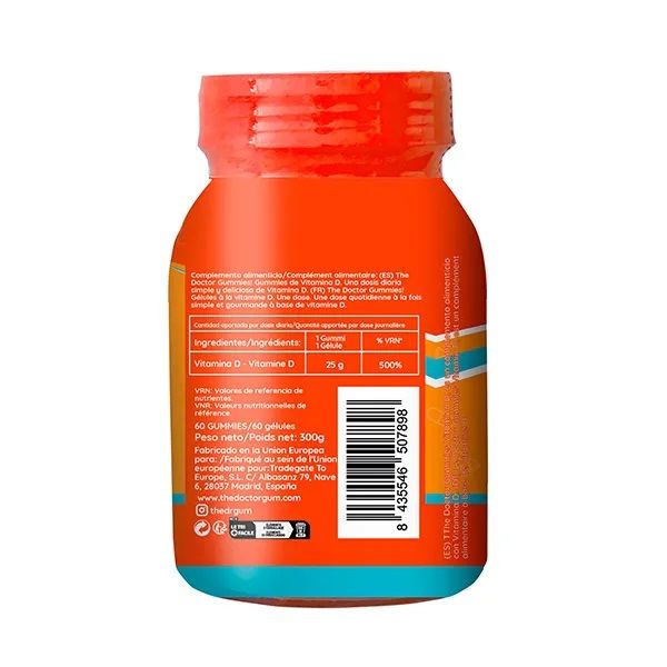 Výživový doplnok s vitamínom D, gumové cukríky Vitamíny a minerály