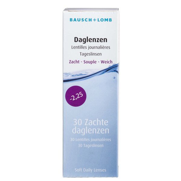 Bausch + Lomb -2.25 meke dnevne kontaktne leće<br>Medicinski proizvod - 30 komada