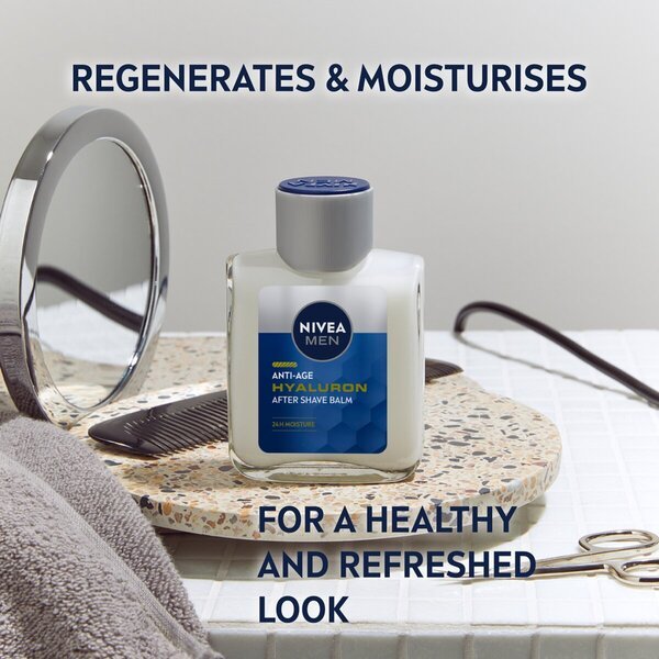 NIVEA Men Active Age Hyaluron balzamas po skutimosi, 100 ml