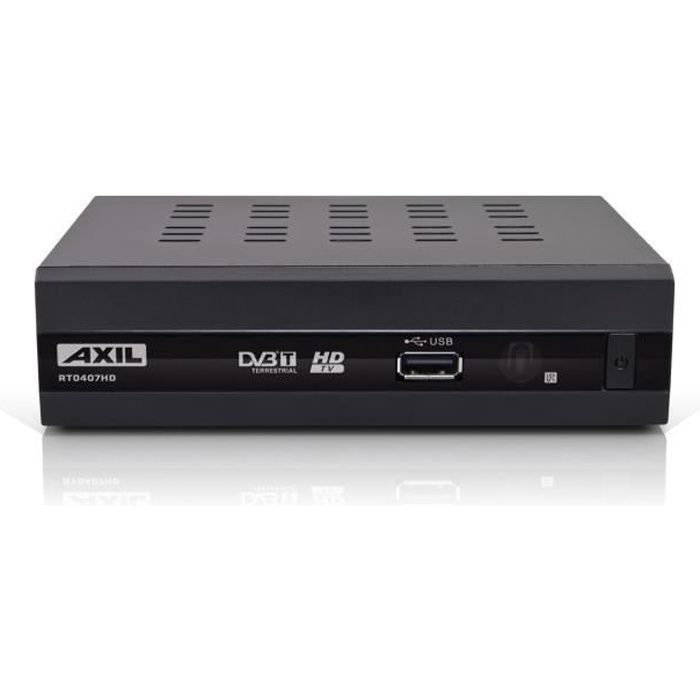 Αποκωδικοποιητής TNT HD - AXIL - RT407 - HDMI - USB - Συμβατό με Full HD