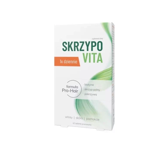 Skrzypovita suplement diety na zdrowe włosy, skórę i paznokcie 42 tabletki