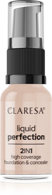 Vysoce krycí make-up Claresa Liquid Perfection 2v1
