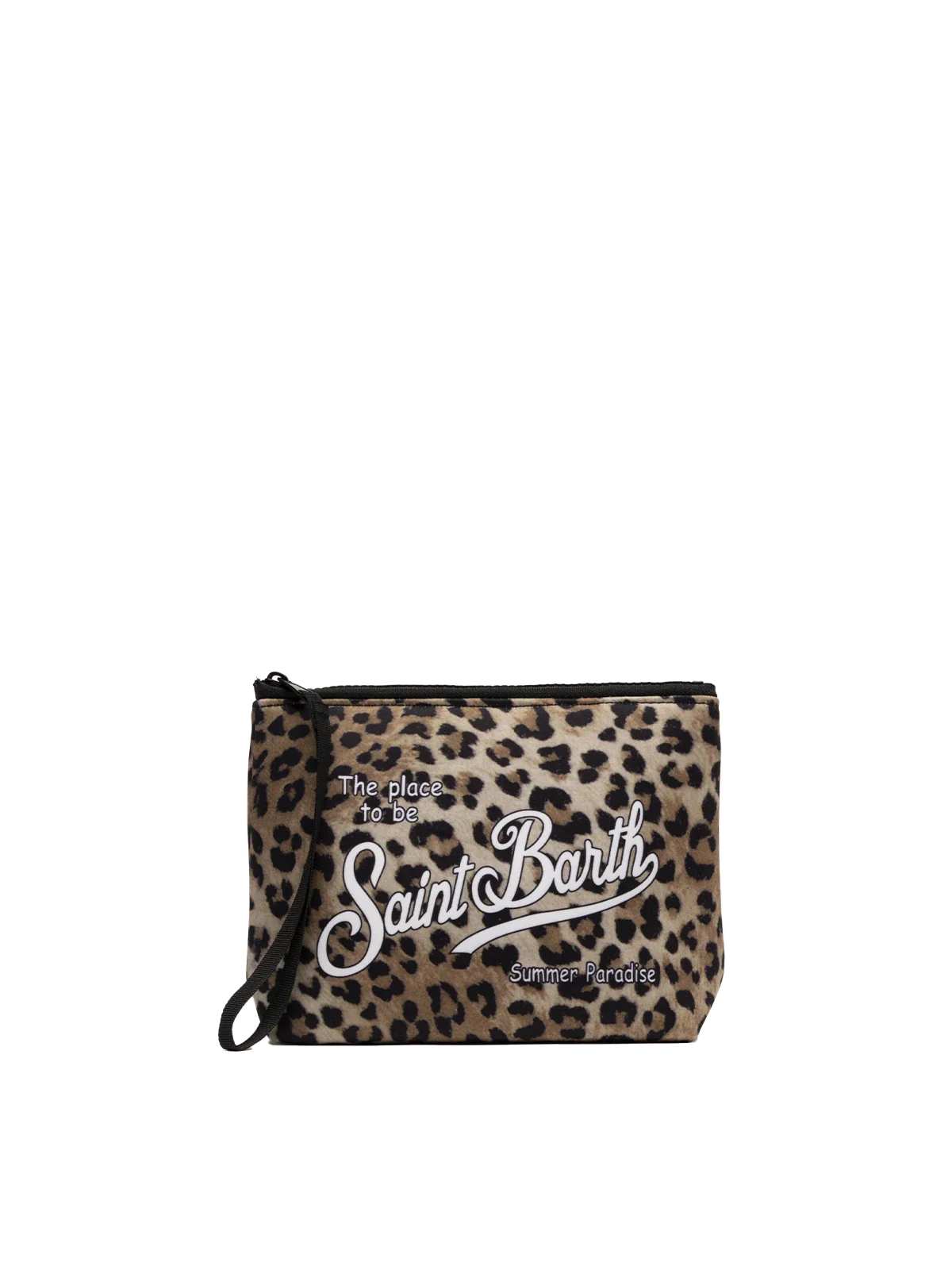 Pochette Aline in scuba con stampa animalier