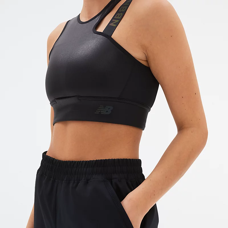 Sutiã Cropped Q Speed Shape Shield – PRETO
