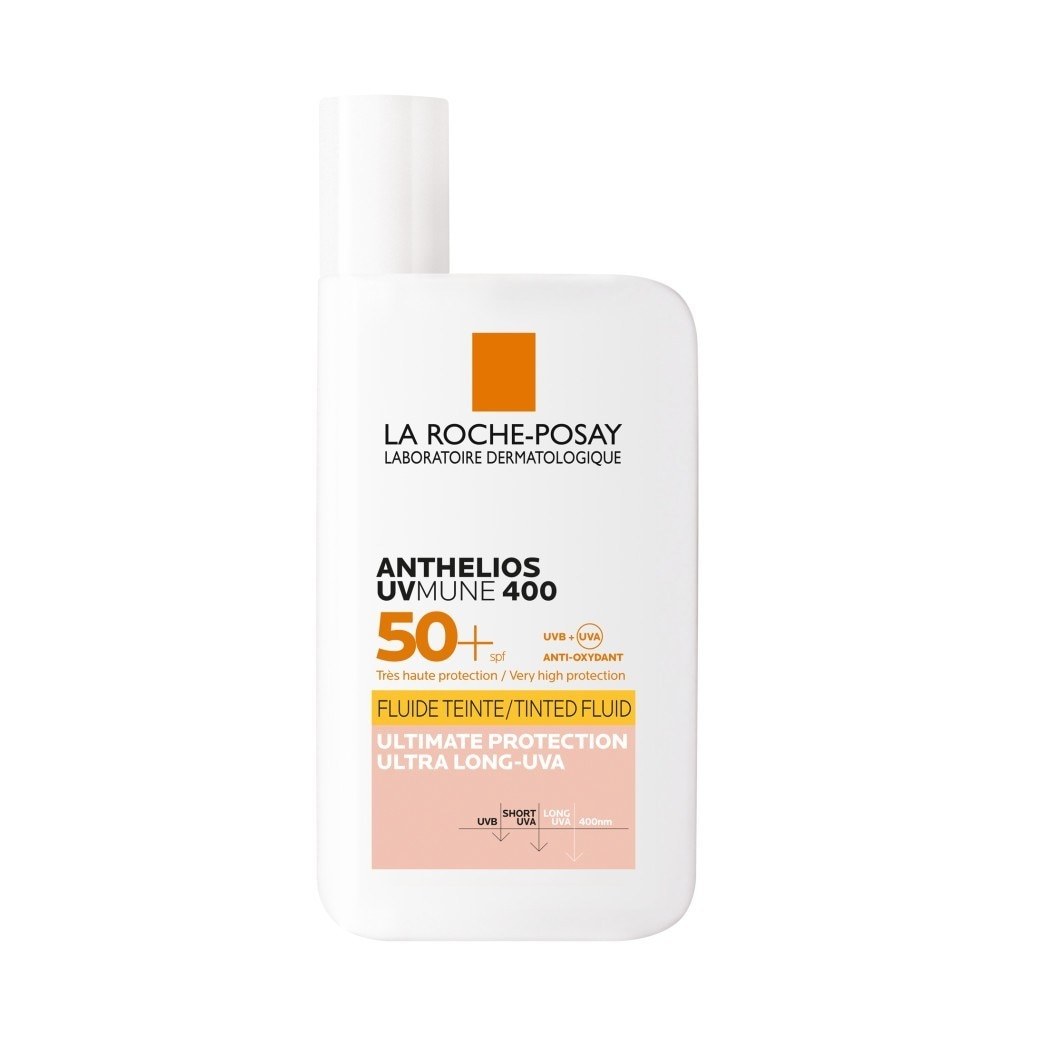 La Roche-Posay krema za sunčanje Anthelios UVMUNE 400 tonirana tekućina SPF 50+ - 50 ml