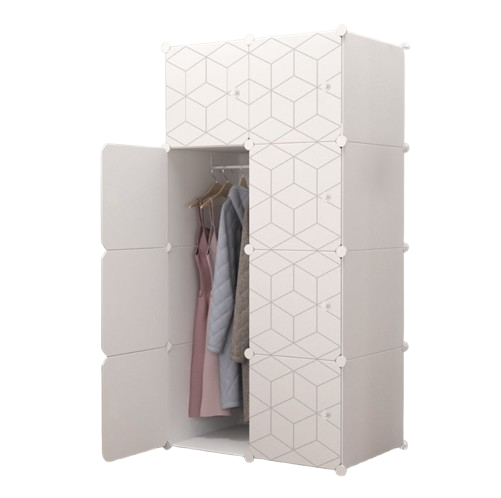 Szafa modułowa ubraniowa geometric garderoba z tworzywa