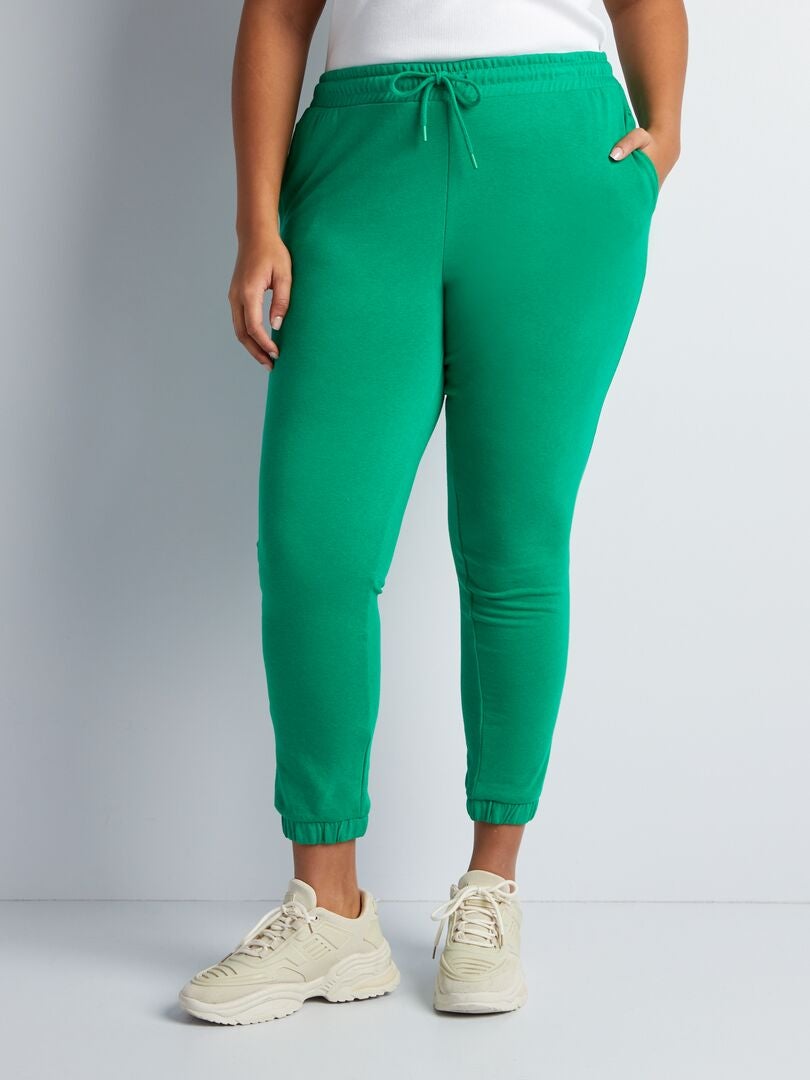 Fleece joggingbroek - GROEN