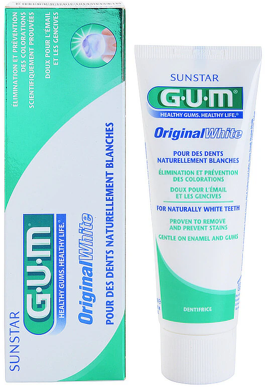 Pasta de dente clareadora GUM Original White