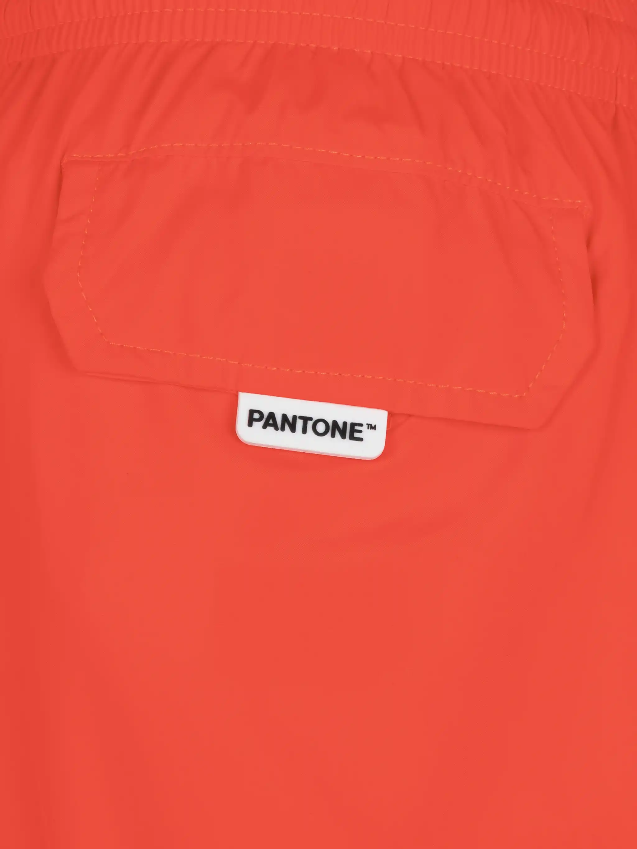 Traje de baño Jean Lighting Pantone en tejido ligero de color naranja fluorescente |