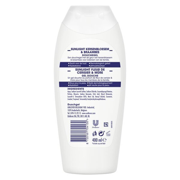 Gel za prhanje Sunlight Cherry Blossom & Robide<br>400 ml