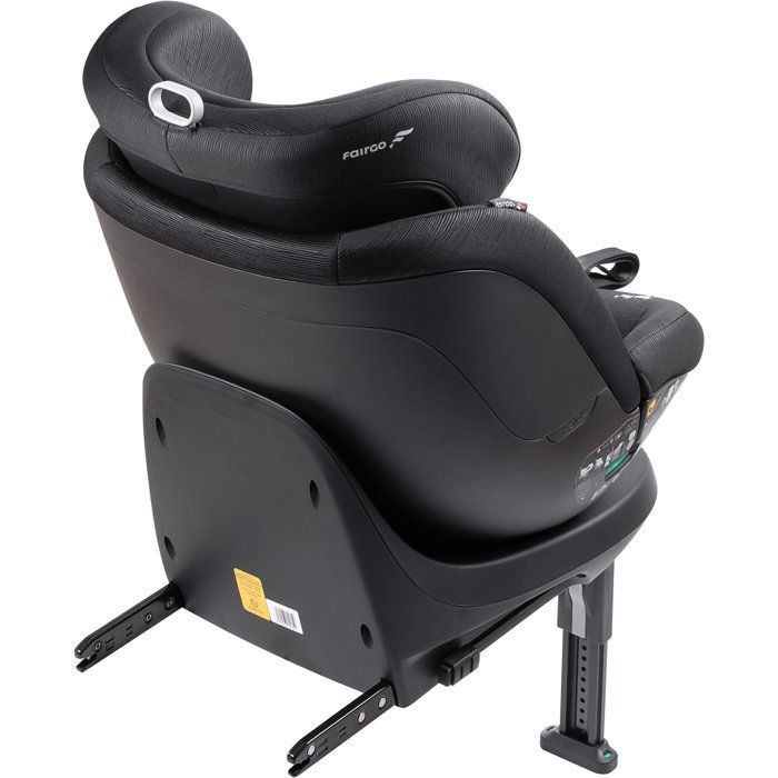Silla de coche BABYAUTO Magna Plus - Grupo 0/1/2/3 - I-Size - 40/125 cm - Isofix - Giro de 360° - Reclinable - Negra