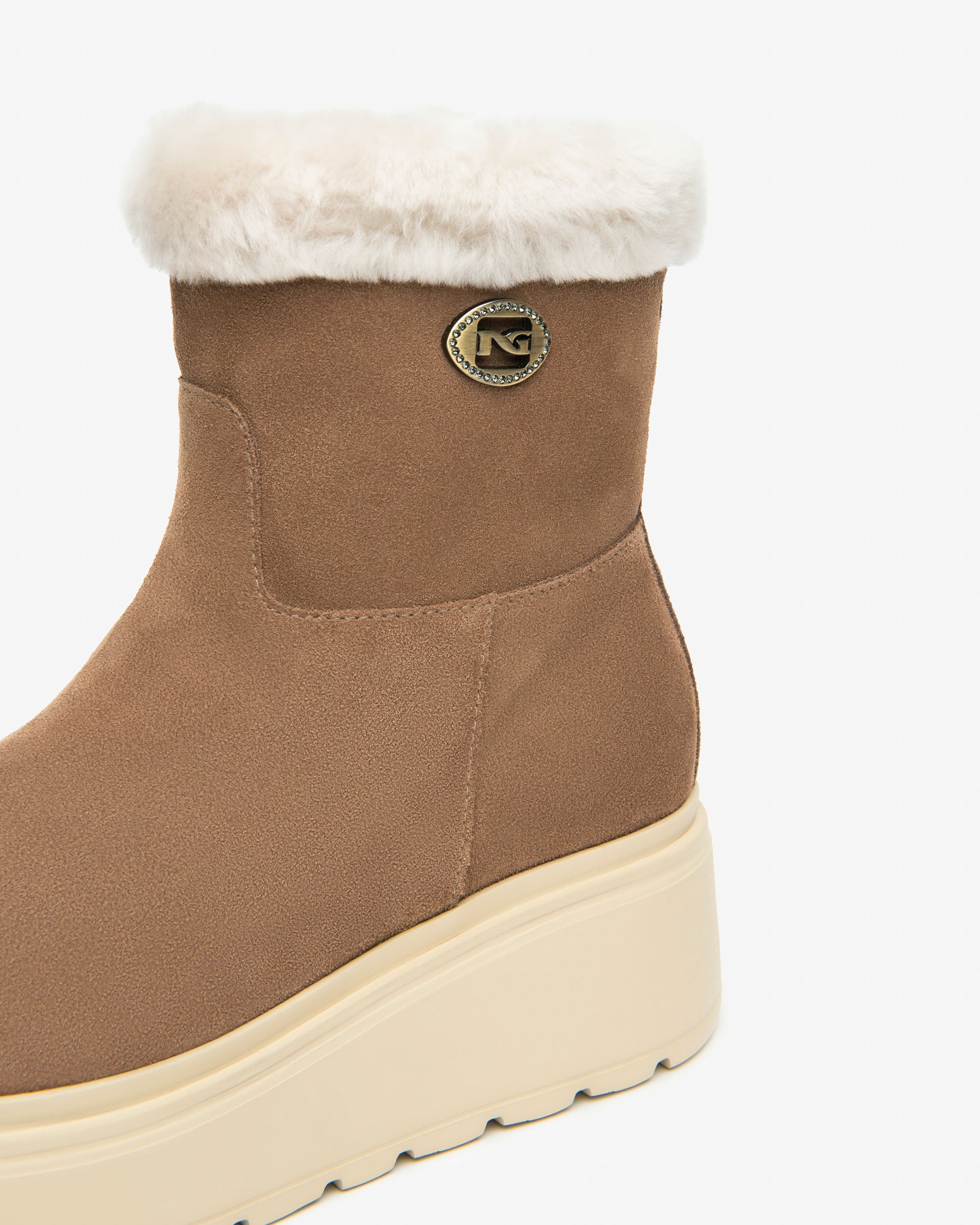  Damen-Wildlederstiefeletten