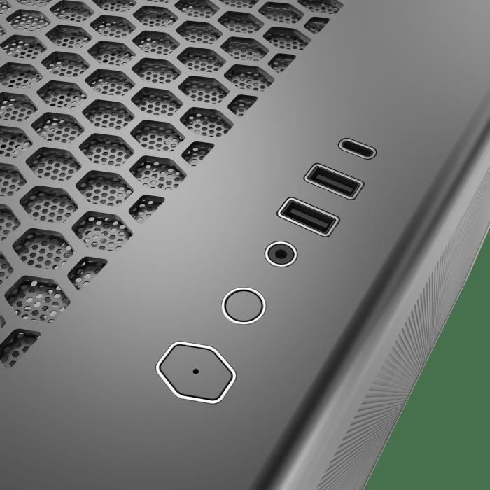 COOLER MASTER - Elite 600 Black ARGB (4-Lüfter-Version) - PC-Gehäuse - Midi-Tower ATX