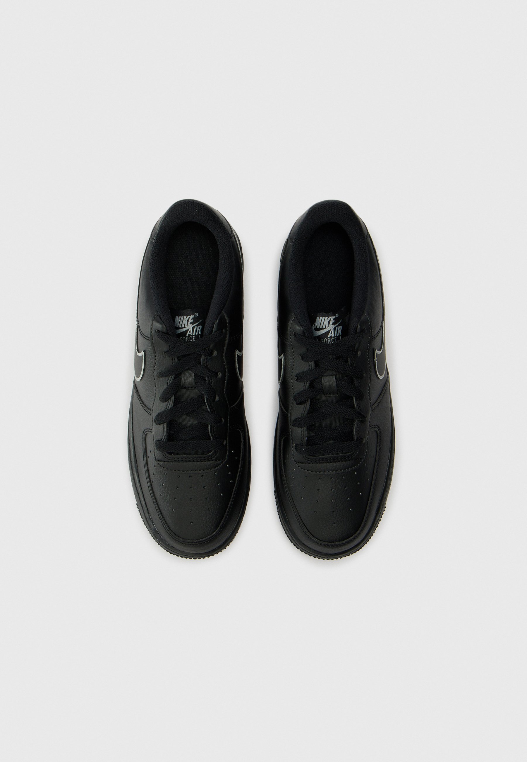 Nike Sportswear AIR FORCE 1 UNISEX - Buty sportowe - czarne/jasnoszare
