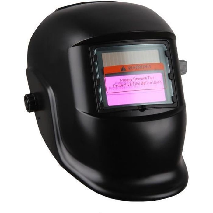 Máscara de soldadura negra de oscurecimiento variable con filtro LCD de oscurecimiento automático para soldadores ARC TIG MIG.