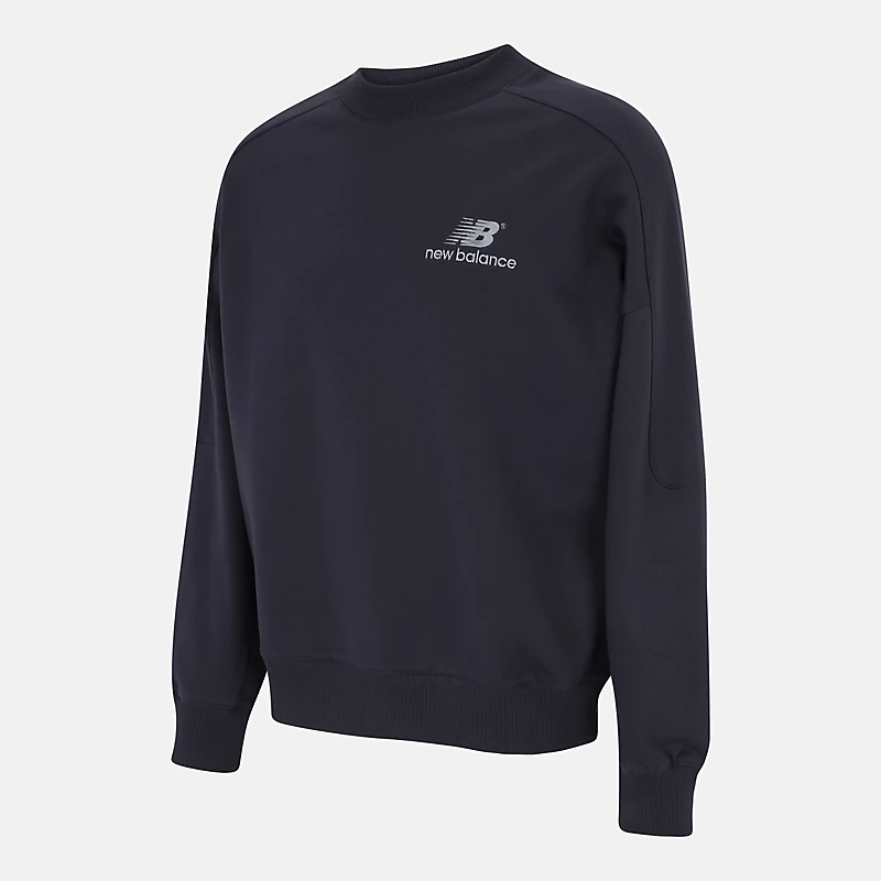 Herren-Sweatshirt aus French Terry mit Rundhalsausschnitt - ECLIPSE