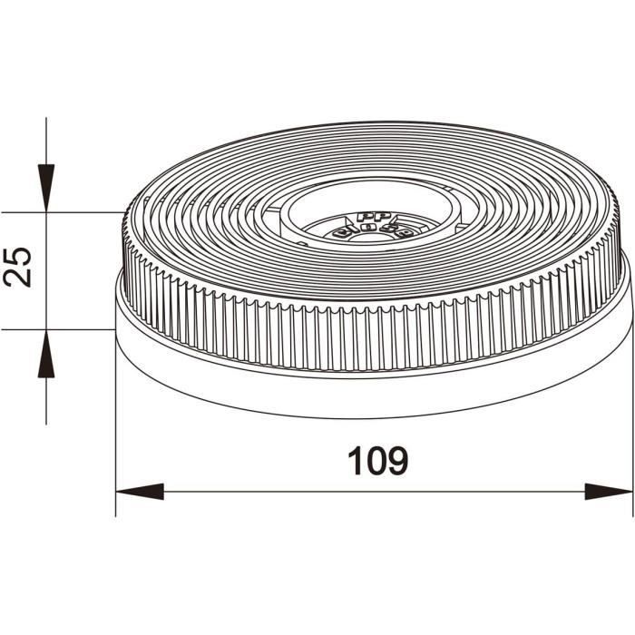 Filtro de carvão ativado de substituição para exaustor FIREGAS CC110 - Branco - 60 cm