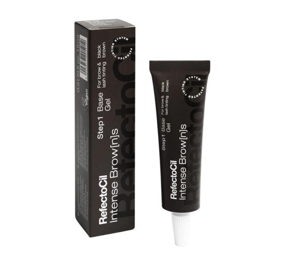 RefectoCil Intense Browns Base Gel farba do brwi i rzęs Black Brown 15ml