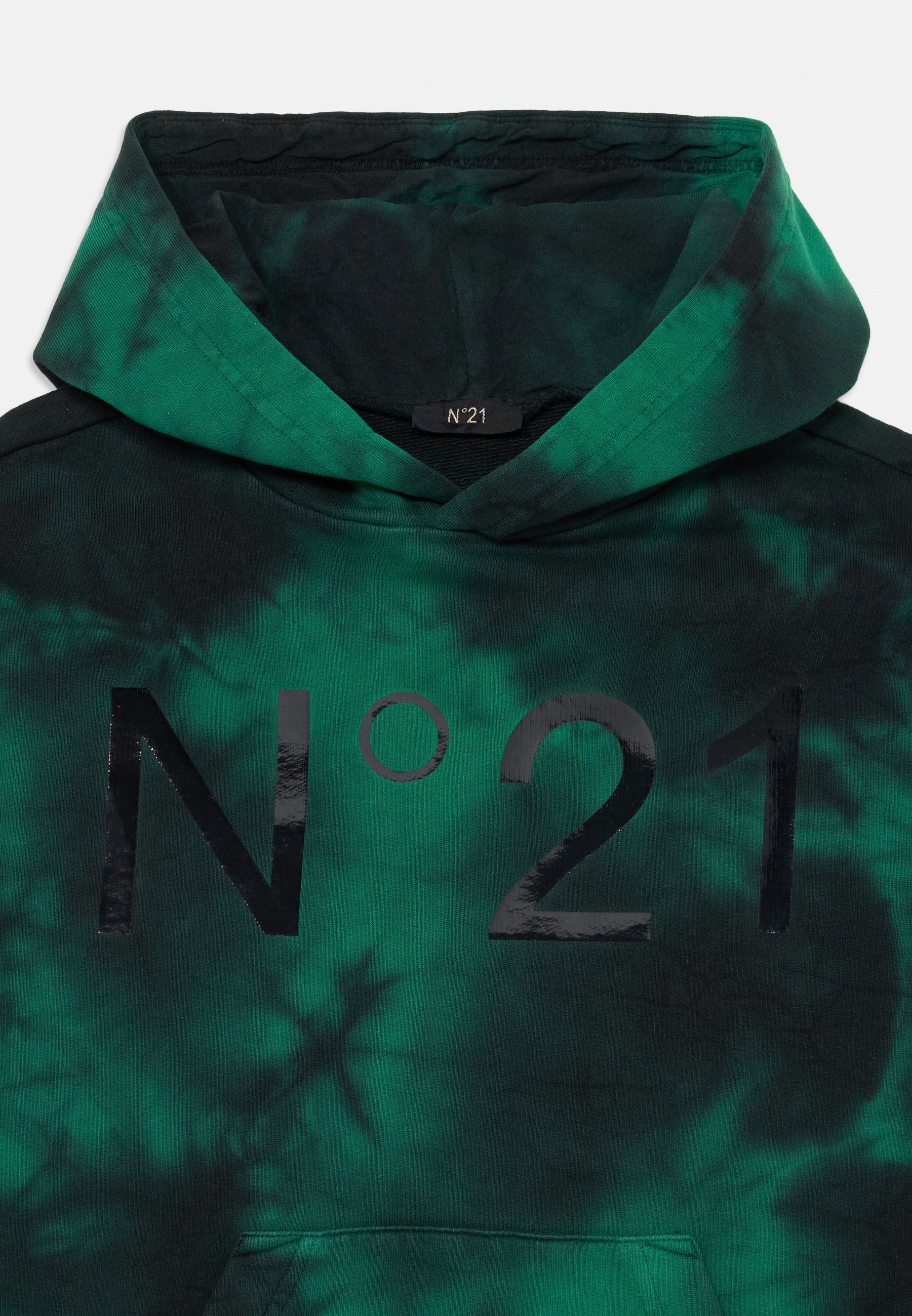 Felpa con cappuccio N°21 - verde irlandese