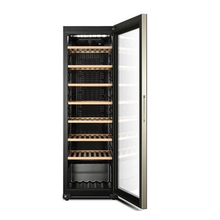 HAIER WS171GA - Cave  vin de vieillissement - 171 bouteilles - Pose libre - A - L59.5 x H185 cm - Noir
