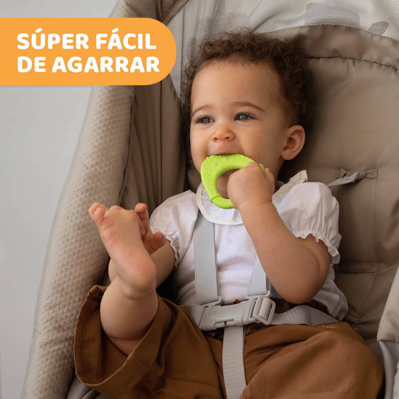 Jucărie de dentiție din silicon cu avocado