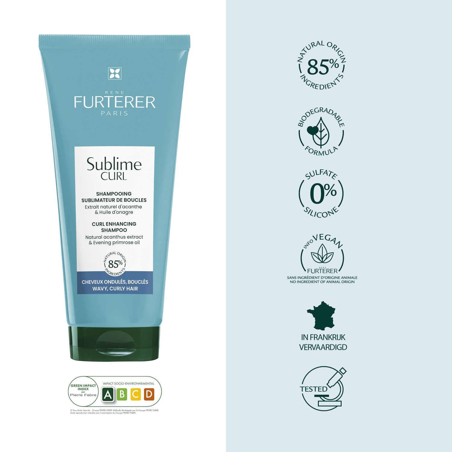 René Furterer Sublime Curl šampon za kovrčavu kosu - šampon za poboljšanje kovrča - 200 ml