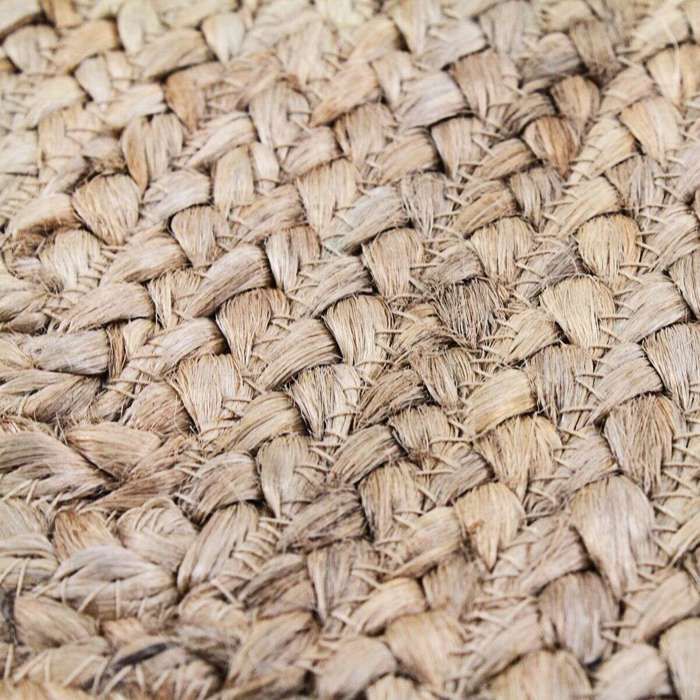 Alfombra de yute natural trenzado hecha a mano, 80x150