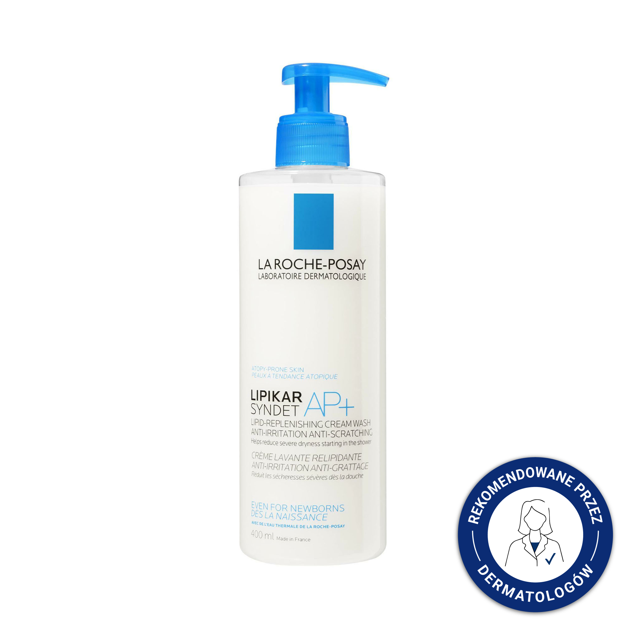 Gel de curățare pentru față și corp La Roche-Posay Lipikar 400 ml