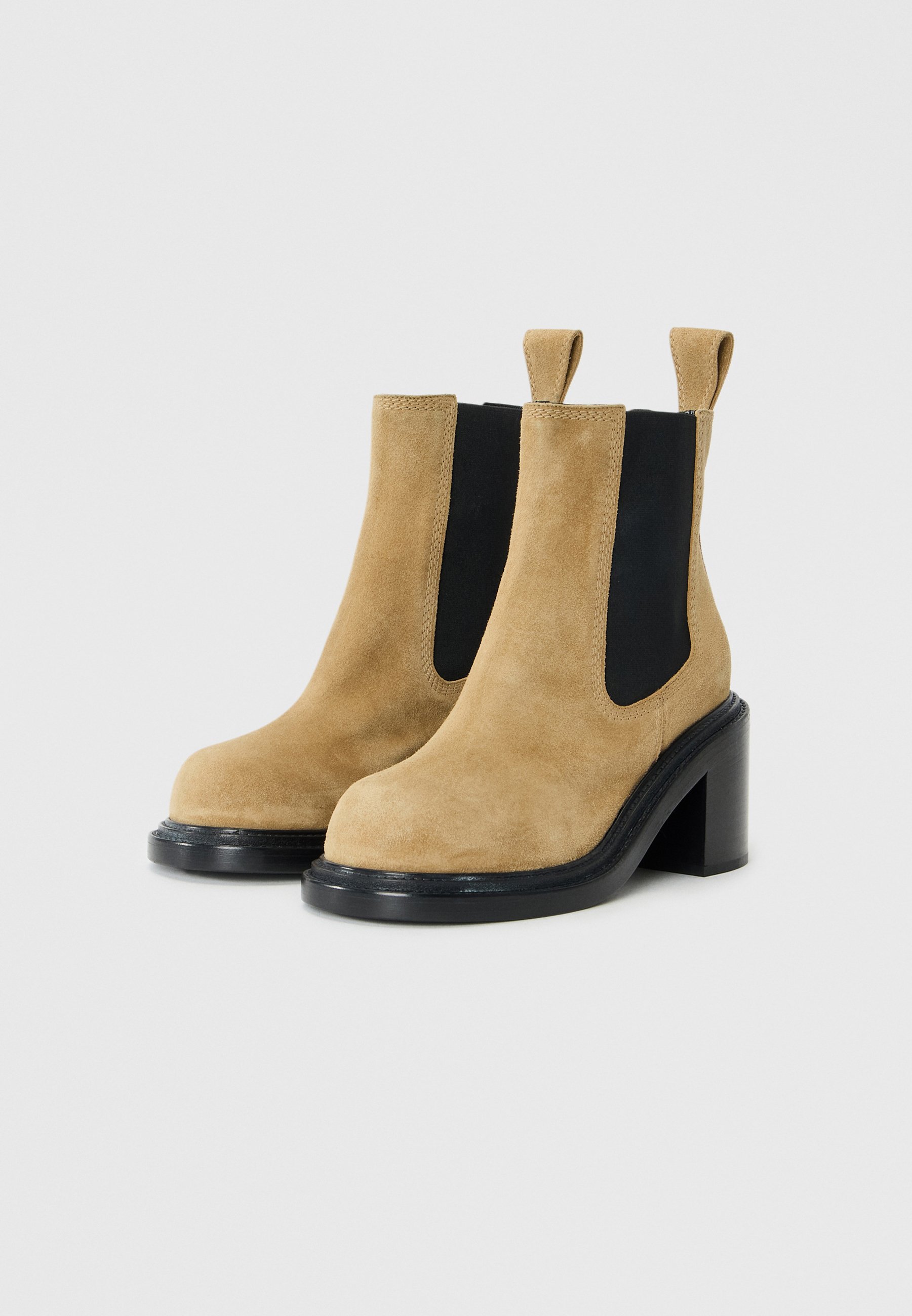 Bottines à talons hauts MOSCHINO - beige