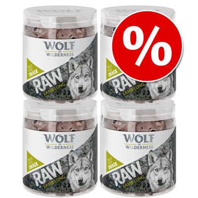Packs économiques de collations lyophilisées crues Wolf of Wilderness