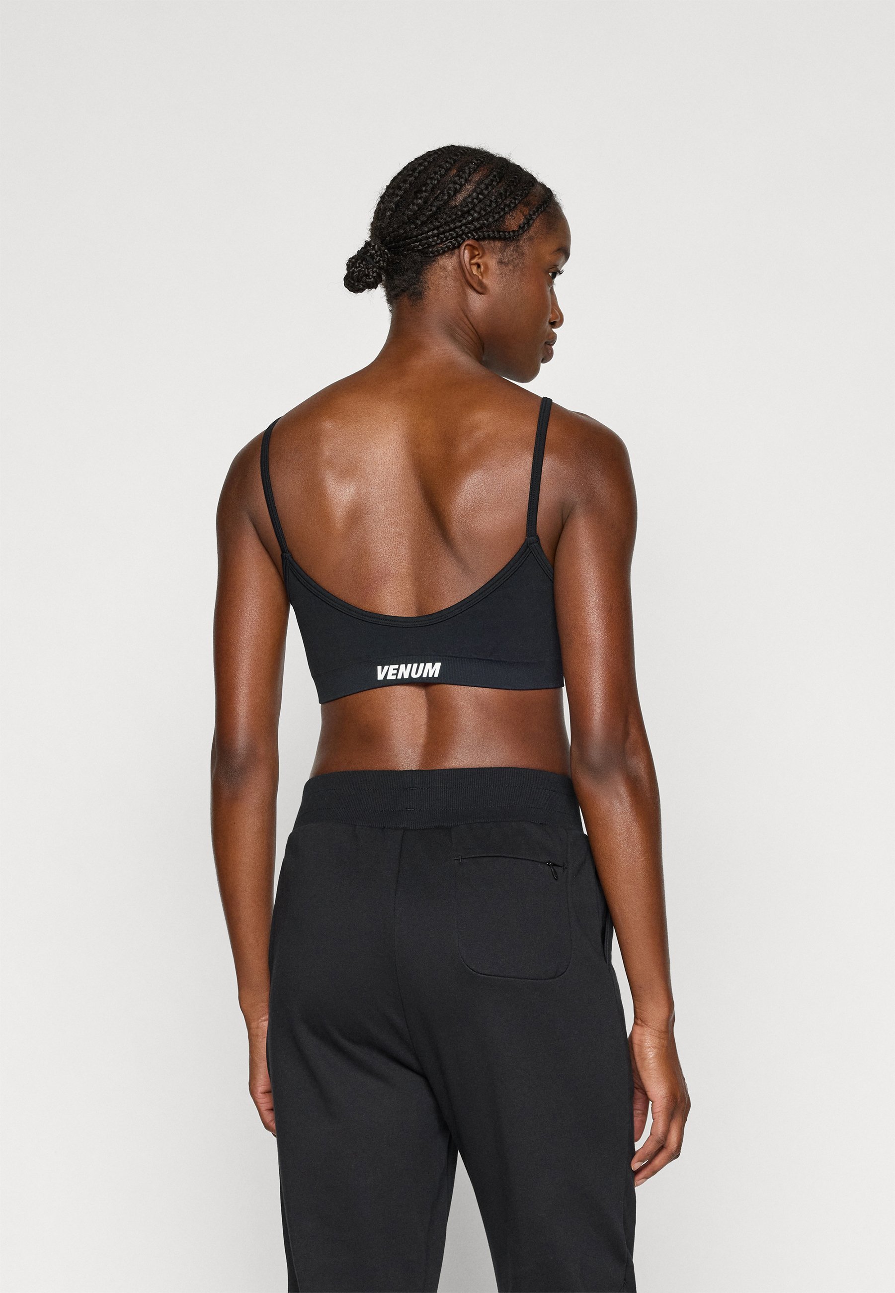 Soutien-gorge de sport Venum SCULPT BRA - Maintien moyen - Noir/Blanc