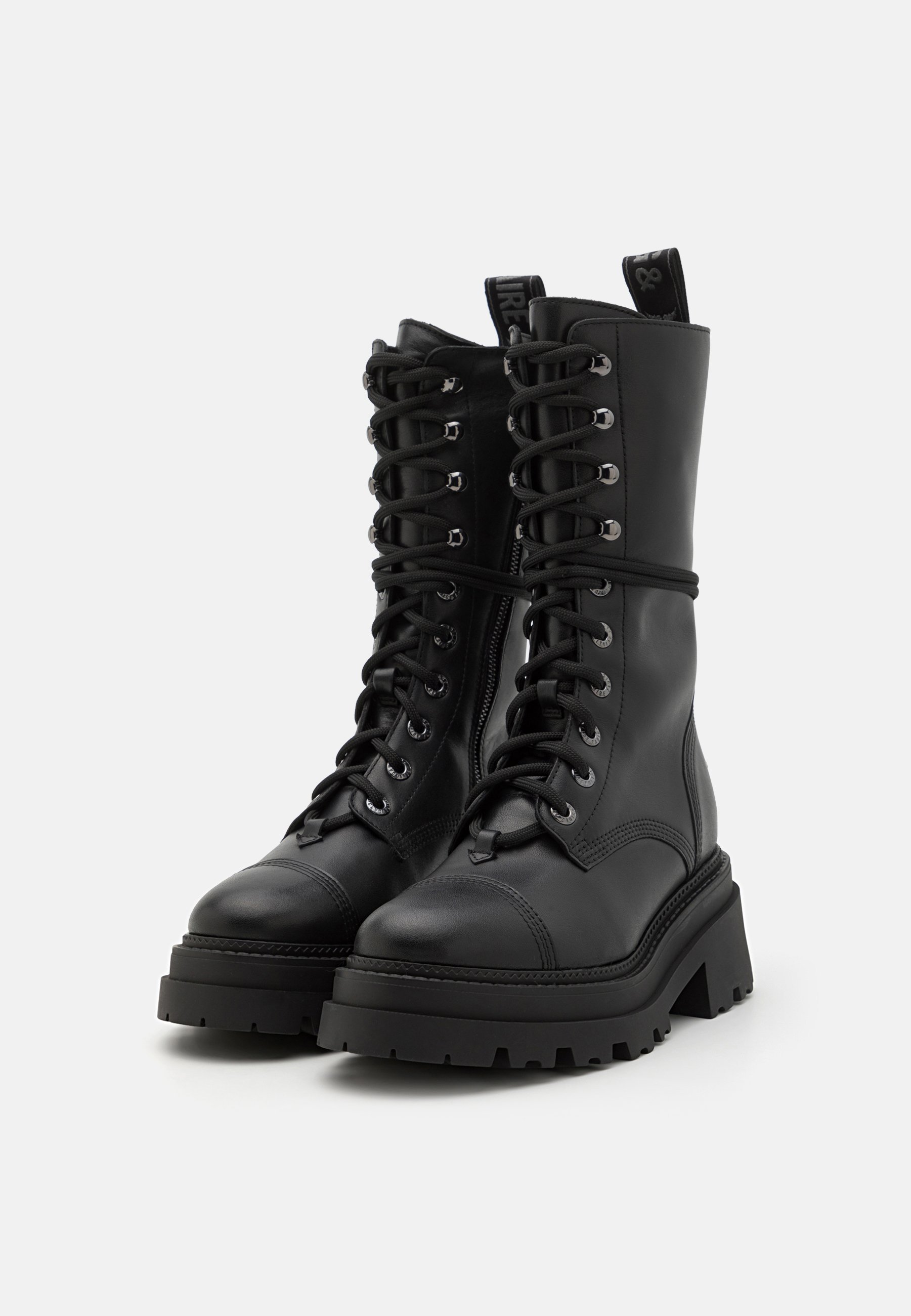 Zadig & Voltaire RIDE SEMY SHINY - Bottines à plateforme - noir