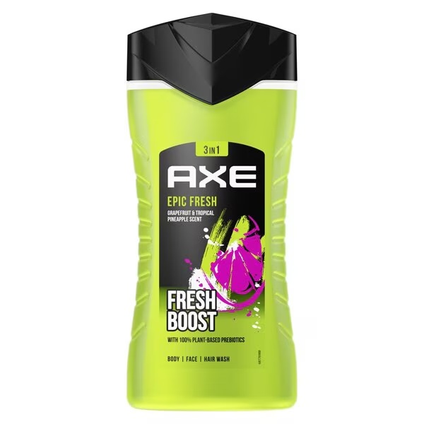 Axe Epic Fresh 3-v-1 gel za prhanje 250 ml