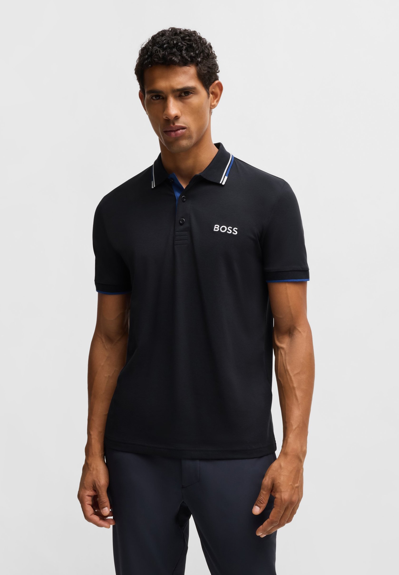 BOSS PADDY PRO - Polo - bleu foncé