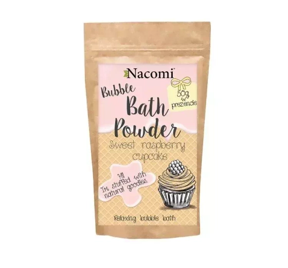 Nacomi Bubble puder do kąpieli Malinowa Babeczka 150 ml
