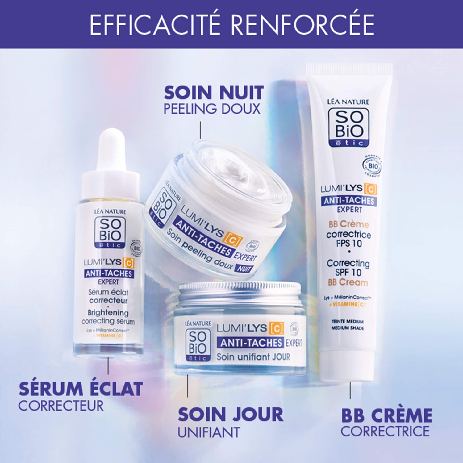 SO BiO étic Soin jour unifiant éclat Anti-Tâches, Lumi'lys [C]
