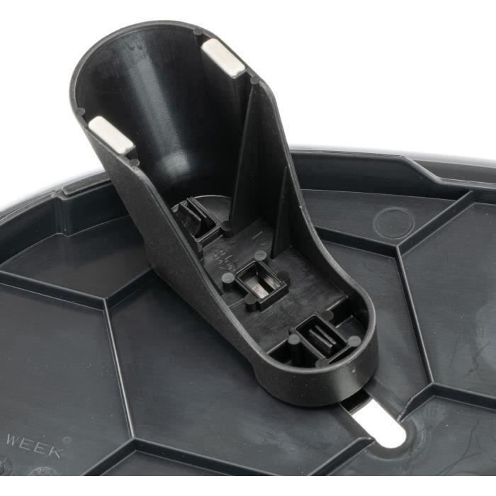 Cesta con cojín de relajación negra - Tamaño L - 73 x 55 x 27 cm - FERPLAST