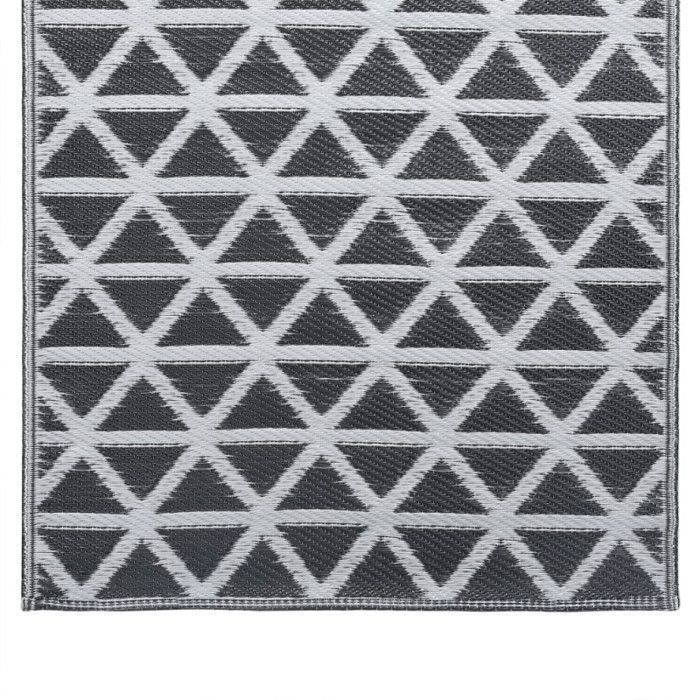 vidaXL Tapis d'extérieur Noir 160x230 cm PP