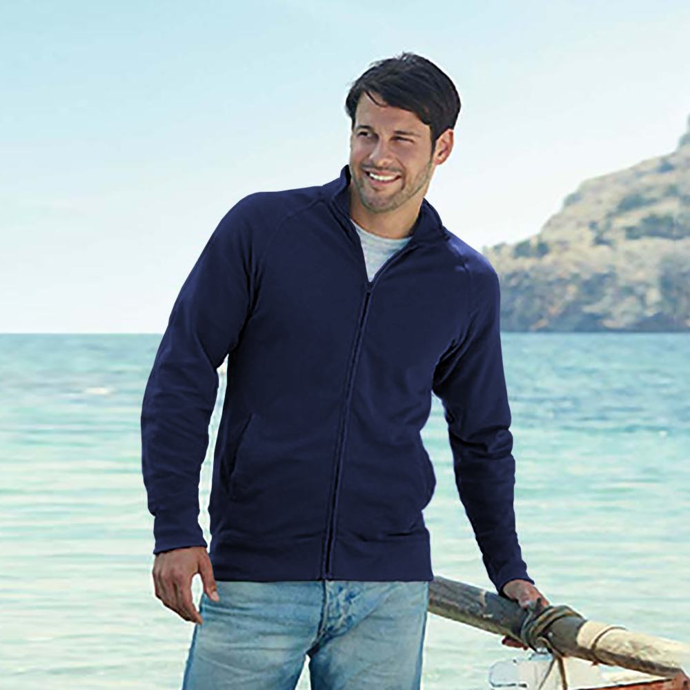  Chaqueta / Sudadera Ligera Con Cremallera Fruit Of The Loom