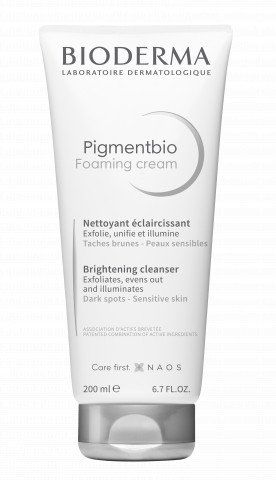 Pigmentbio Izgaismojošais attīrošais putojošais krēms Sejas kosmētika no aptiekas