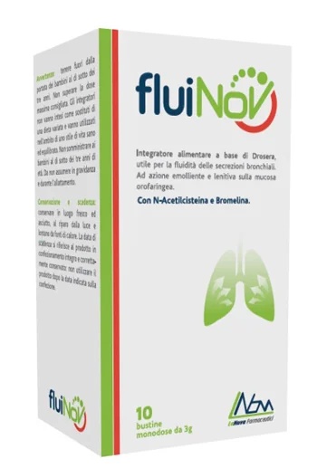 Voedingssupplement Fluinov, 10 zakjes