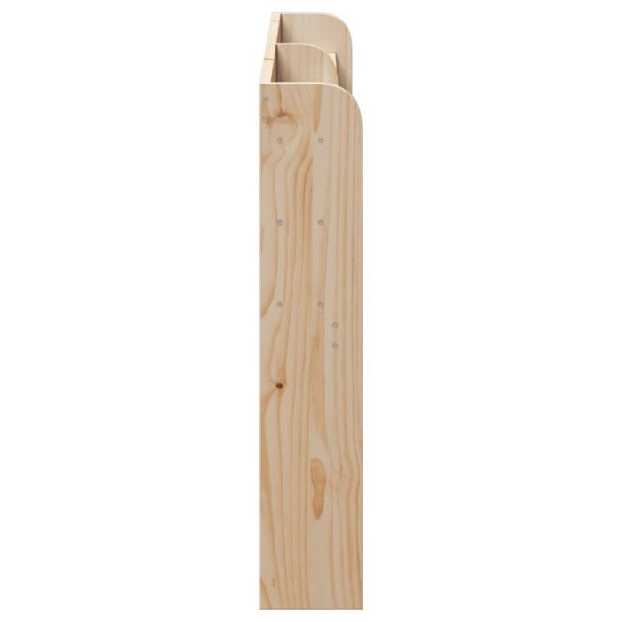Cabecero vidaXL con estantes de 140 cm, madera maciza de pino, cabecero de madera, cabecero con almacenamiento, cabecero en 850950